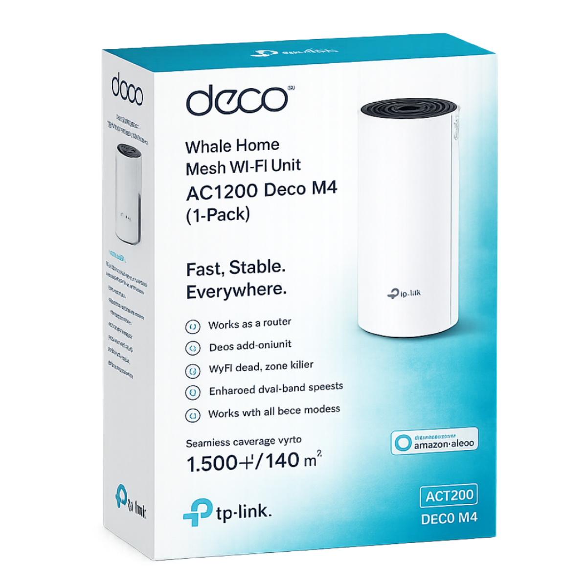TP-Link Deco M4 AC1200 Whole Home Mesh Wi-Fi Unit (1-Pack) TP-Link Deco M4 AC1200 Whole Home Mesh Wi-Fi Unit (1-Pack)