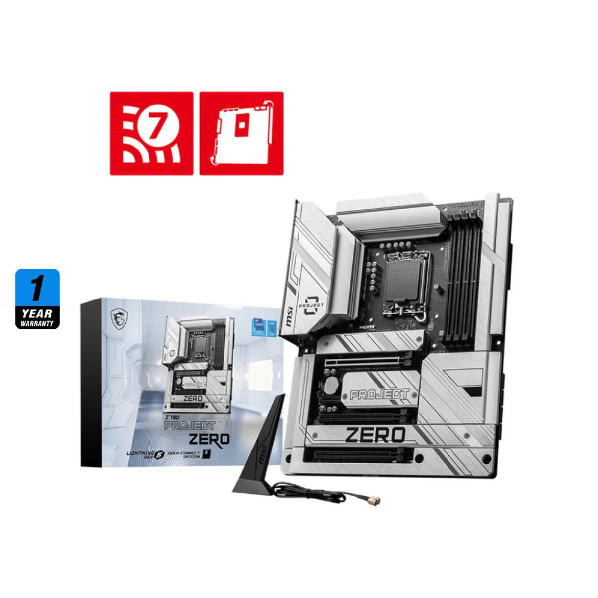 اللوحة الأم MSI Z790 PROJECT ZERO – إصدار BTF/Intel /DDR5 اللوحة الأم MSI Z790 PROJECT ZERO – إصدار BTF/Intel /DDR5