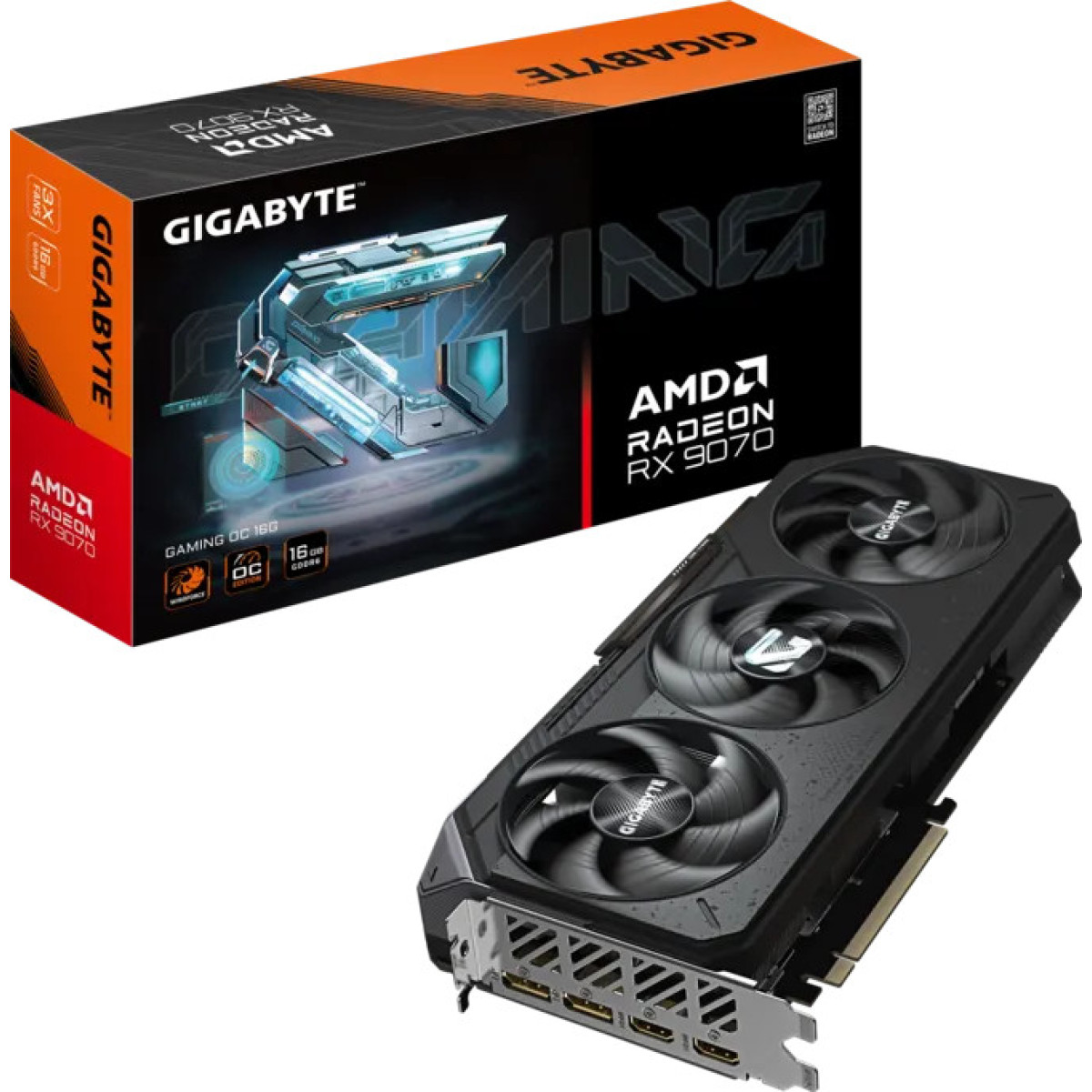 GIGABYTE Radeon RX 9070 GAMING OC 16G GIGABYTE Radeon RX 9070 GAMING OC 16G