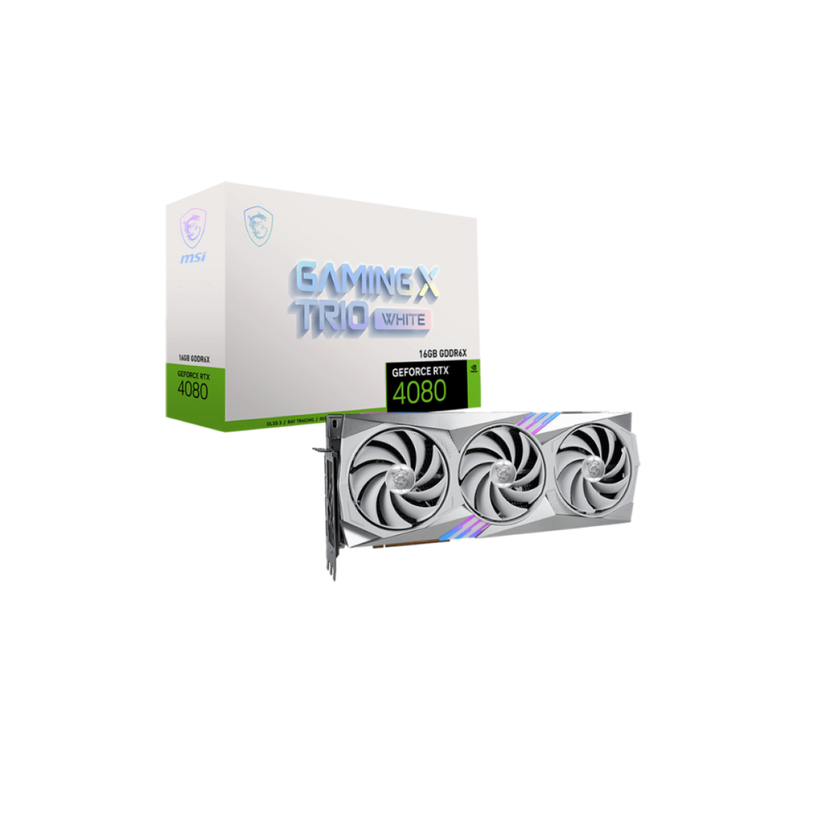 MSI GeForce RTX 4080 GAMING X TRIO 16GB WHITE MSI GeForce RTX 4080 GAMING X TRIO 16GB WHITE