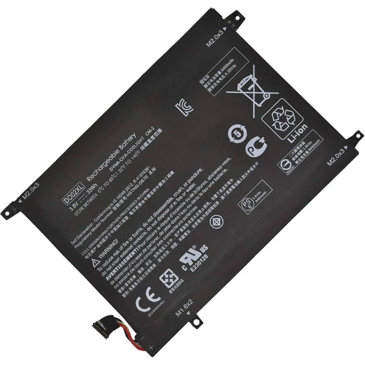 HP DO02XL 3.8V 33Wh Laptop Battery for Pavilion x2 10 Series HP DO02XL 3.8V 33Wh Laptop Battery for Pavilion x2 10 Series