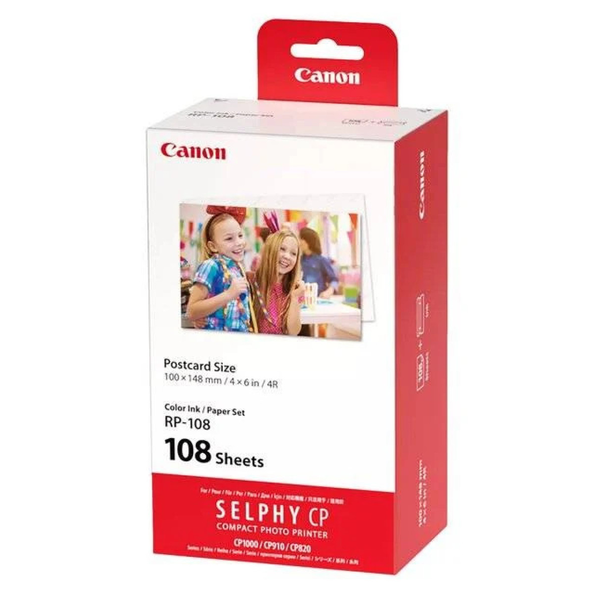 Canon RP-108 108-Sheet Color Ink & Paper Set 100x148mm 4R Canon RP-108 108-Sheet Color Ink & Paper Set 100x148mm 4R
