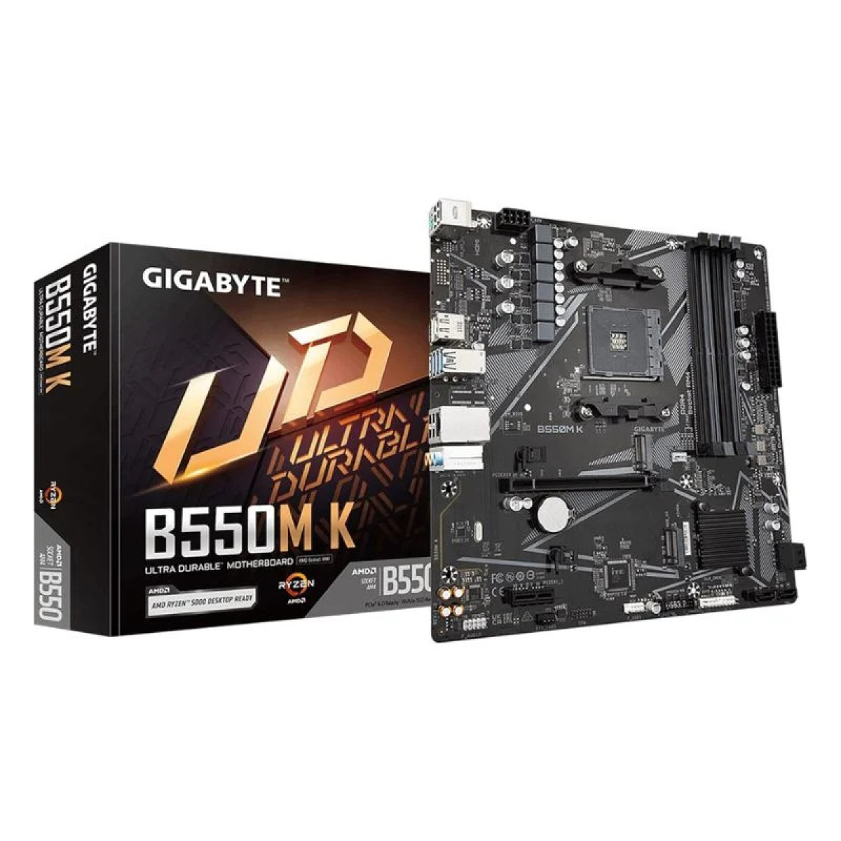 Gigabyte B550M-K AM4 M-ATX Motherboard Gigabyte B550M-K AM4 M-ATX Motherboard