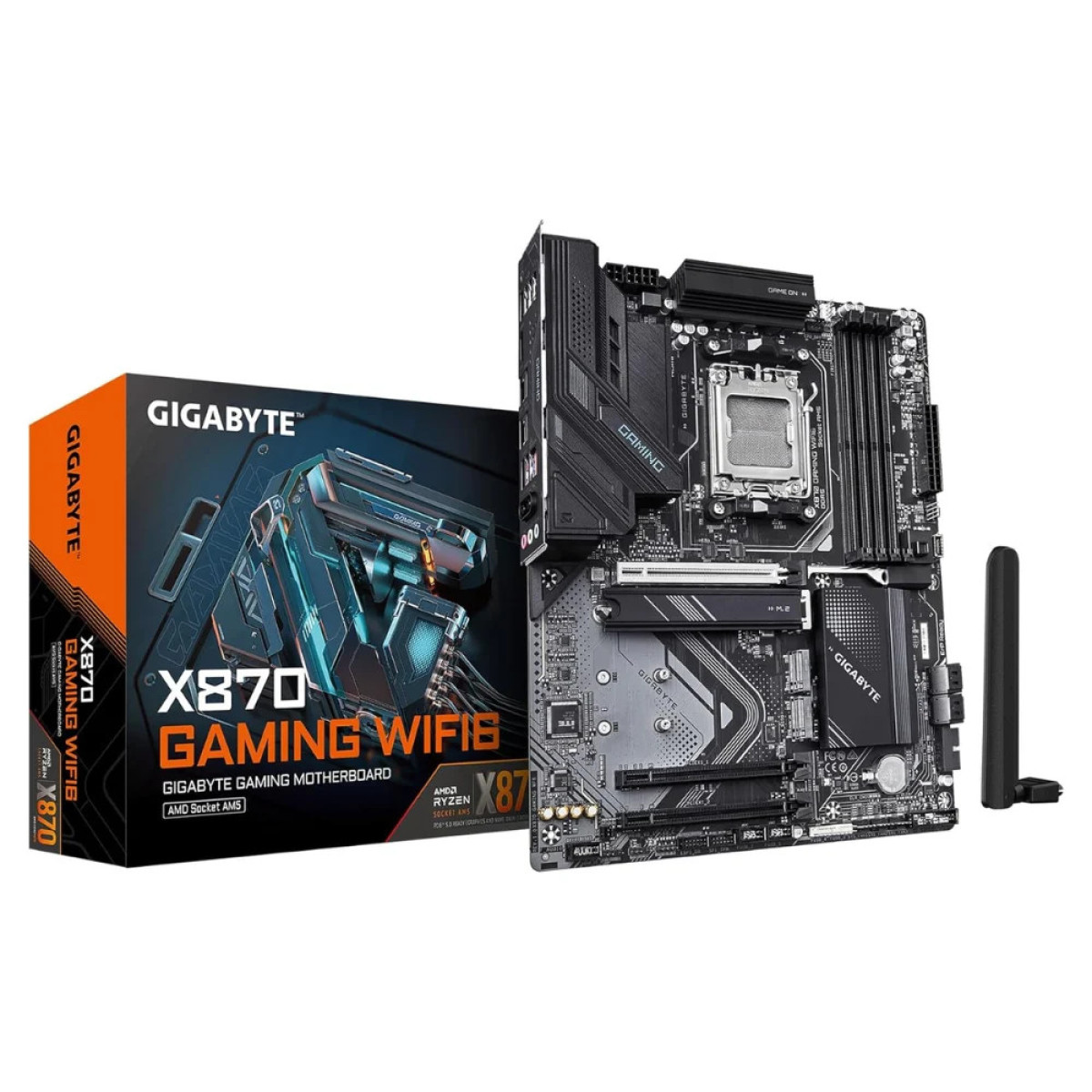 GIGABYTE X870 GAMING X WIFI7 AM5 DDR5 WiFi 7 Motherboard GIGABYTE X870 GAMING X WIFI7 AM5 DDR5 WiFi 7 Motherboard