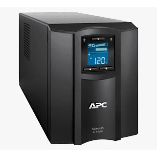 APC Smart-UPS C, Line Interactive, 1500VA, Tower, 230V, 8x IEC C13 outlets, SmartConnect port, USB and Serial communication, AVR, Graphic LCD