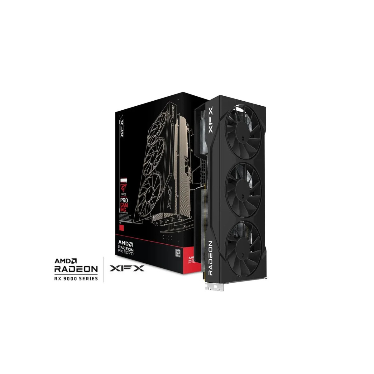 XFX SWIFT AMD RADEON RX 9070GRE TRIPLE FAN GAMING EDITION XFX SWIFT AMD RADEON RX 9070GRE TRIPLE FAN GAMING EDITION