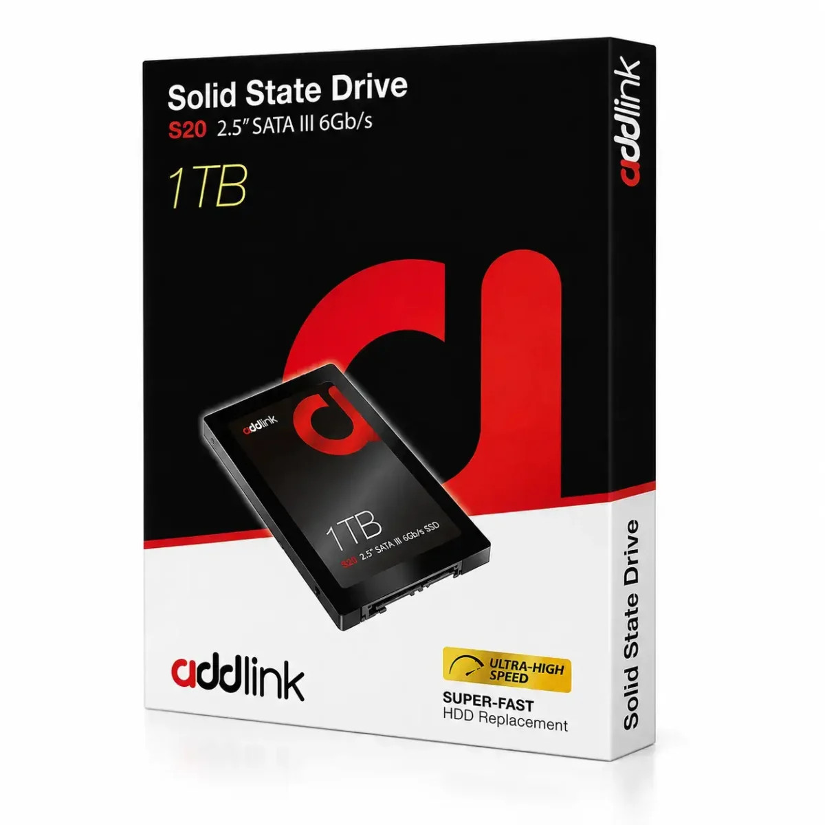 ADDLINK S20 1TB SSD 2.5” SATA III 6Gb/s ADDLINK S20 1TB SSD 2.5” SATA III 6Gb/s