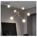 ضوء سقفي - ذهبي - 8LED-SE-P1529-6A ضوء سقفي - ذهبي - 8LED-SE-P1529-6A