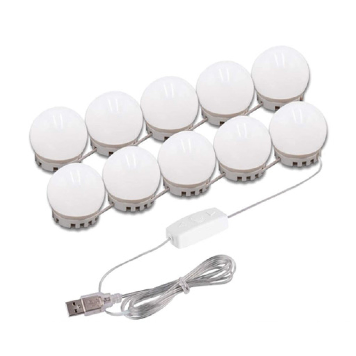 سيت مصابيح للمرآة 10 قطع Vanity Mirror Lights سيت مصابيح للمرآة 10 قطع Vanity Mirror Lights