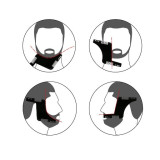 مشط و قالب تحديد اللحية للرجال Beard Shaping Template And Beard Comb