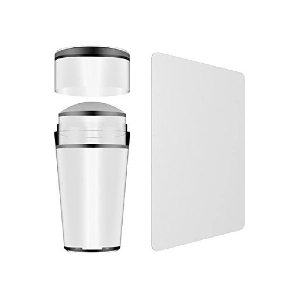 سيت أدوات تزيين الأظافر Clear Silicone Stamping Jelly Scraper Set سيت أدوات تزيين الأظافر Clear Silicone Stamping Jelly Scraper Set