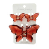سيت مشبك شعر - فراشة 3 قطع Hair Clips 3 Pcs Set