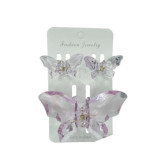 سيت مشبك شعر - فراشة 3 قطع Hair Clips 3 Pcs Set