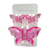 سيت مشبك شعر - فراشة 3 قطع Hair Clips 3 Pcs Set