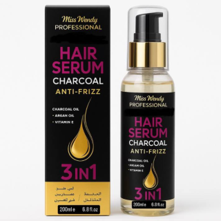 سيروم الفحم لحماية الشعر Charcoal Hair Serum سيروم الفحم لحماية الشعر Charcoal Hair Serum