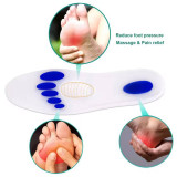 نعل سيليكون طبي لتخفيف آلام القدم والضغط Silicone Gel Insoles for Foot Pain Relief نعل سيليكون طبي لتخفيف آلام القدم والضغط Silicone Gel Insoles for Foot Pain Relief