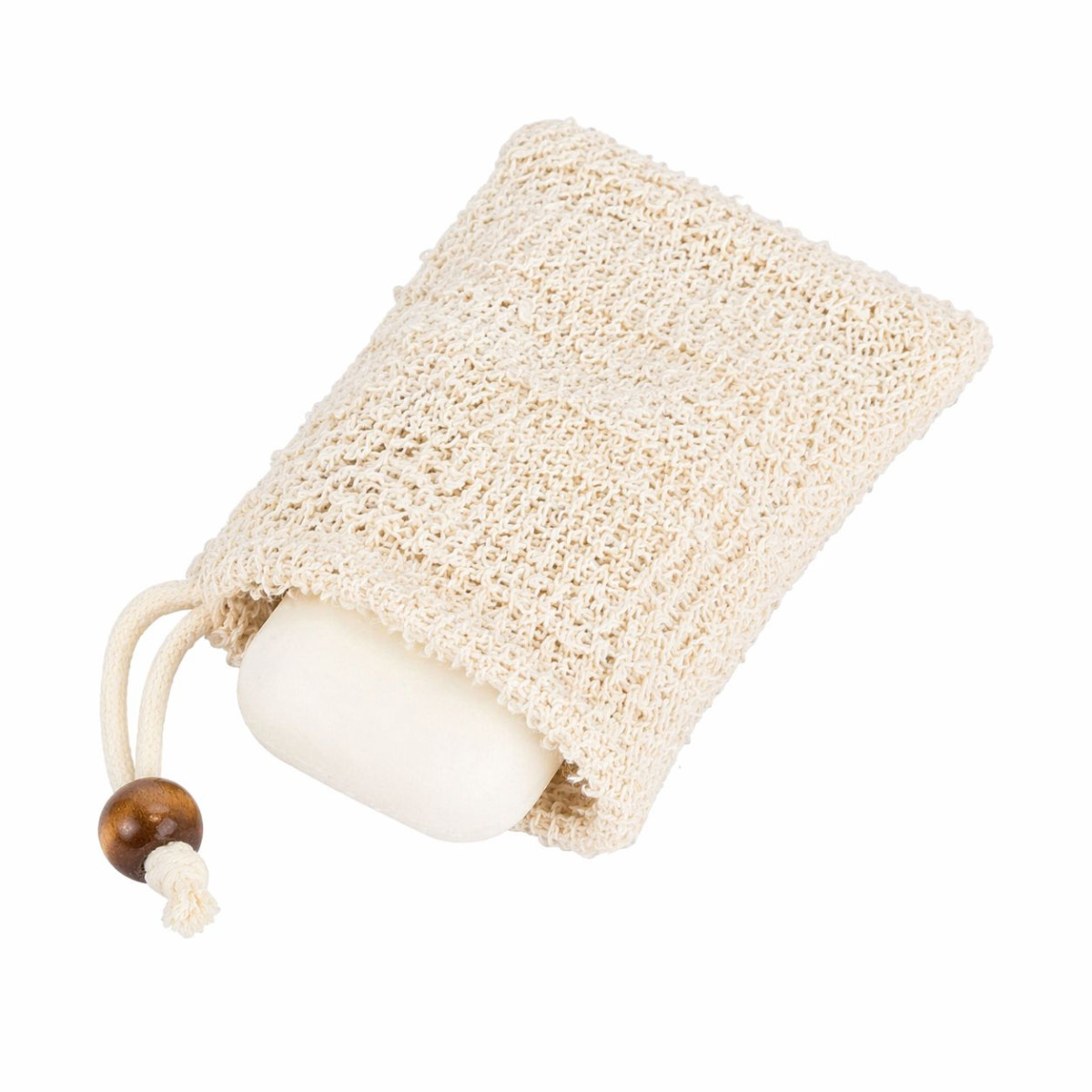 ليفة صابون طبيعية من ألياف السيزال Natural Sisal Soap Saver Bag ليفة صابون طبيعية من ألياف السيزال Natural Sisal Soap Saver Bag