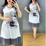فستان نوم نسائي قطن – موديل قطة كرتون Women’s Cotton Nightdress – Cartoon Cat Design فستان نوم نسائي قطن – موديل قطة كرتون Women’s Cotton Nightdress – Cartoon Cat Design