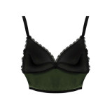 سيت داخلي نسائي جلد Leather Underwear Set For Women