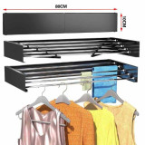 منشر ملابس جداري قابل للطي Foldable Clothes Hanger TM570 منشر ملابس جداري قابل للطي Foldable Clothes Hanger TM570