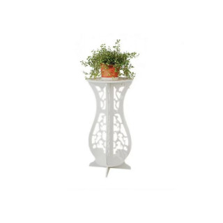 طاولة ديكور بيضاء بتصميم زخرفي عصري Modern White Decorative Table طاولة ديكور بيضاء بتصميم زخرفي عصري Modern White Decorative Table