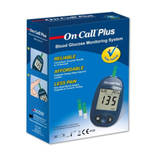 جهاز قياس السكر في الدم أون كول بلس On Call Plus Blood Glucose Monitoring System جهاز قياس السكر في الدم أون كول بلس On Call Plus Blood Glucose Monitoring System