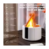 مرطب هواء بونفاير بتأثير اللهب وإضاءة قابلة للتعديل مع جهاز تحكم عن بعد Bonfire Air Humidifier with Flame Effect & Remote Control مرطب هواء بونفاير بتأثير اللهب وإضاءة قابلة للتعديل مع جهاز تحكم عن بعد Bonfire Air Humidifier with Flame Effect & Remote Control