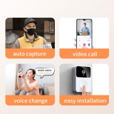 جرس باب ذكي مع كاميرا وواي فاي Smart WiFi Video Doorbell جرس باب ذكي مع كاميرا وواي فاي Smart WiFi Video Doorbell