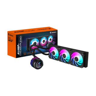 GIGABYTE AORUS WATERFORCE X II 360 LCD | 360mm | LCD Display | AM5/LGA1700 GIGABYTE AORUS WATERFORCE X II 360 LCD | 360mm | LCD Display | AM5/LGA1700