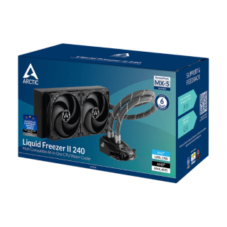 ARCTIC Liquid Freezer II 240 | 240mm AIO | 22-36dBA | AM4/AM5/LGA1700 ARCTIC Liquid Freezer II 240 | 240mm AIO | 22-36dBA | AM4/AM5/LGA1700