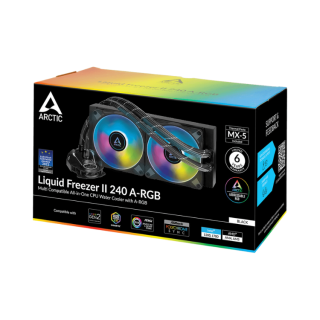 ARCTIC Liquid Freezer II 240 ARGB | 240mm AIO | 2×120mm | AM5/LGA1700 ARCTIC Liquid Freezer II 240 ARGB | 240mm AIO | 2×120mm | AM5/LGA1700