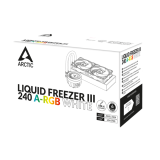 ARCTIC Liquid Freezer III 240 ARGB Black | 240mm | 2×120mm | Intel LGA1700/1200 | AMD AM5/AM4 ARCTIC Liquid Freezer III 240 ARGB Black | 240mm | 2×120mm | Intel LGA1700/1200 | AMD AM5/AM4