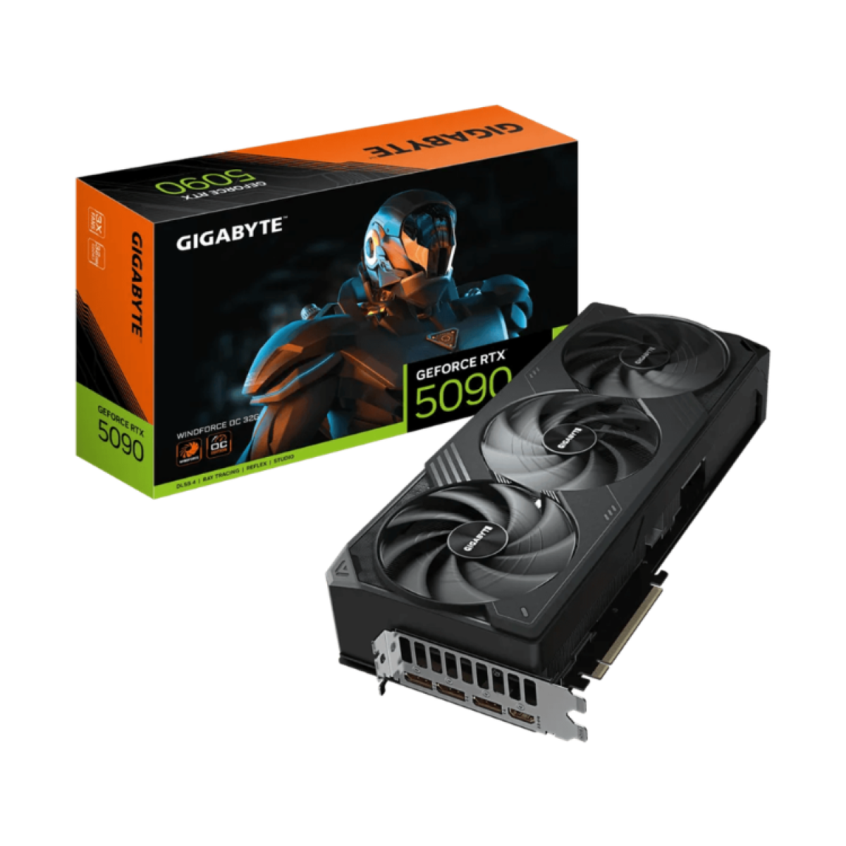 كارت شاشة جيجابايت GeForce RTX 5090 WINDFORCE OC 32GB | 32GB GDDR7 | 512-bit | تبريد WINDFORCE كارت شاشة جيجابايت GeForce RTX 5090 WINDFORCE OC 32GB | 32GB GDDR7 | 512-bit | تبريد WINDFORCE