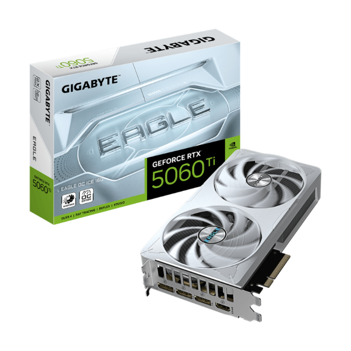 GIGABYTE GeForce RTX 5060 Ti EAGLE OC ICE 16GB GIGABYTE GeForce RTX 5060 Ti EAGLE OC ICE 16GB