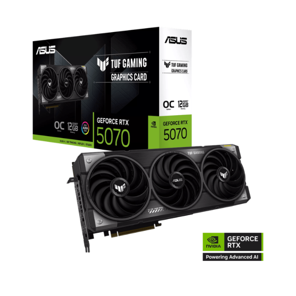 ASUS TUF Gaming GeForce RTX 5070 12GB GDDR7 OC Edition ASUS TUF Gaming GeForce RTX 5070 12GB GDDR7 OC Edition