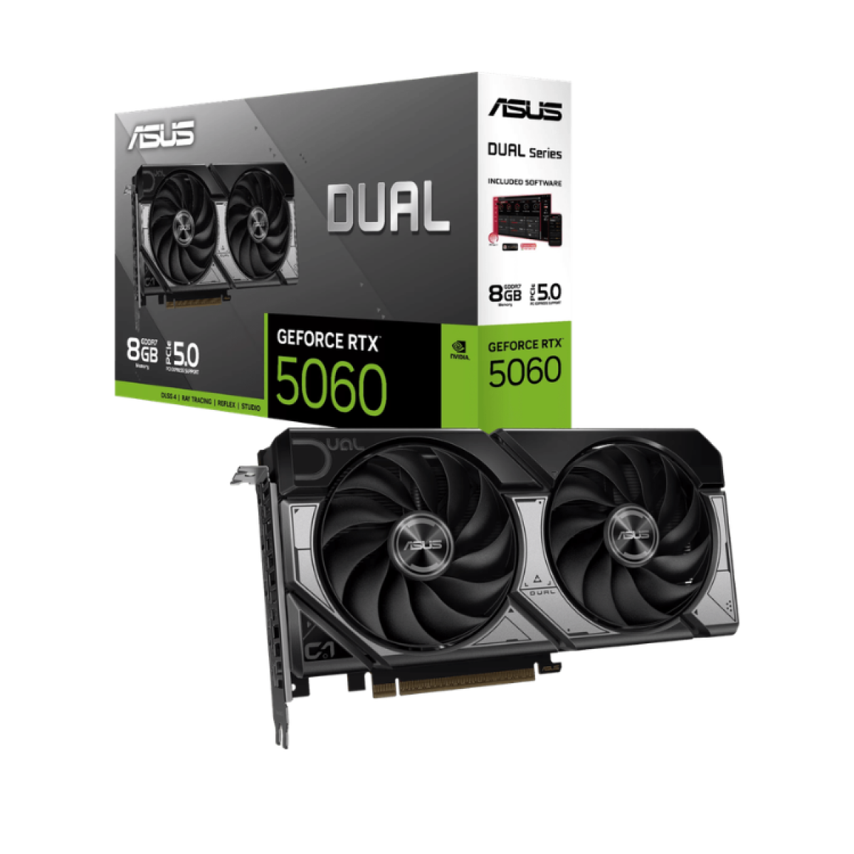 ASUS Dual GeForce RTX 5060 8GB GDDR7 OC Edition ASUS Dual GeForce RTX 5060 8GB GDDR7 OC Edition