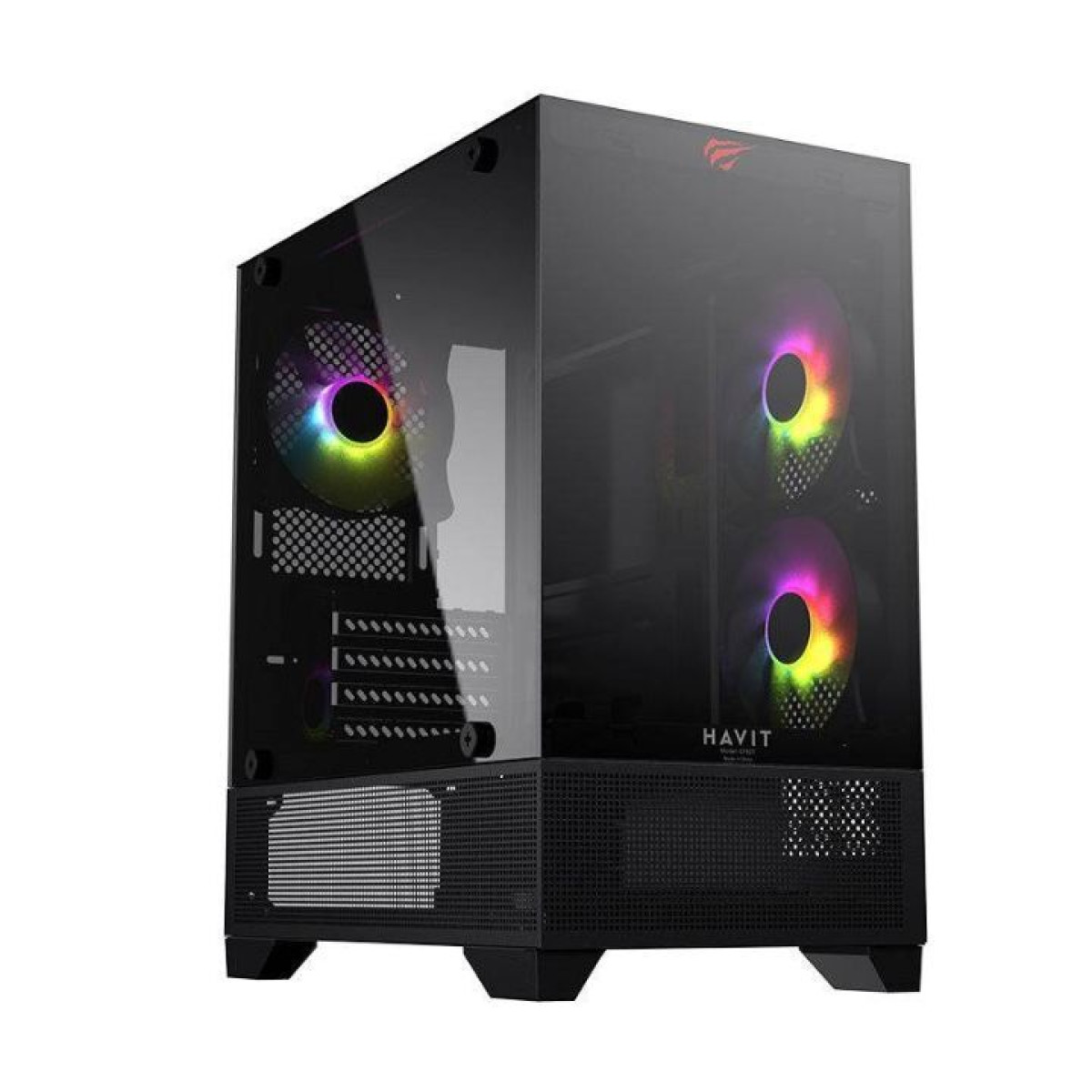 كيس حاسوب كيمنك هافيت CF923 RGB زجاج جانبي HAVIT CF923 Gaming Chassis Case كيس حاسوب كيمنك هافيت CF923 RGB زجاج جانبي HAVIT CF923 Gaming Chassis Case