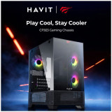 كيس حاسوب كيمنك هافيت CF923 RGB زجاج جانبي HAVIT CF923 Gaming Chassis Case كيس حاسوب كيمنك هافيت CF923 RGB زجاج جانبي HAVIT CF923 Gaming Chassis Case