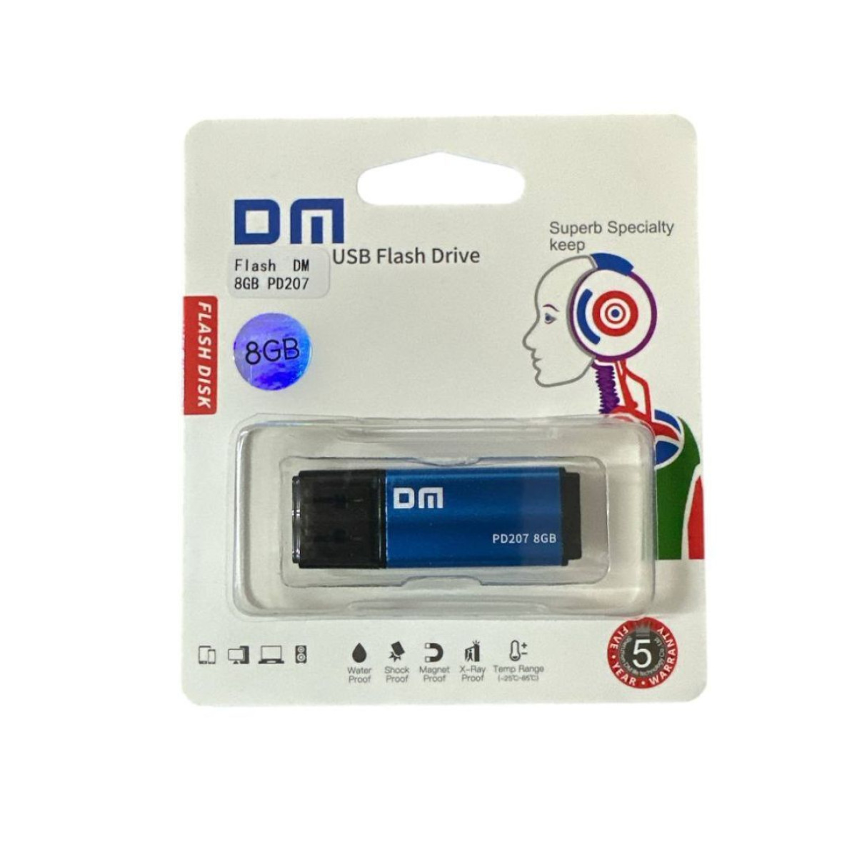 فلاش ميموري USB سعة 8 جيجابايت USB Flash Drive 8GB – PD207 فلاش ميموري USB سعة 8 جيجابايت USB Flash Drive 8GB – PD207