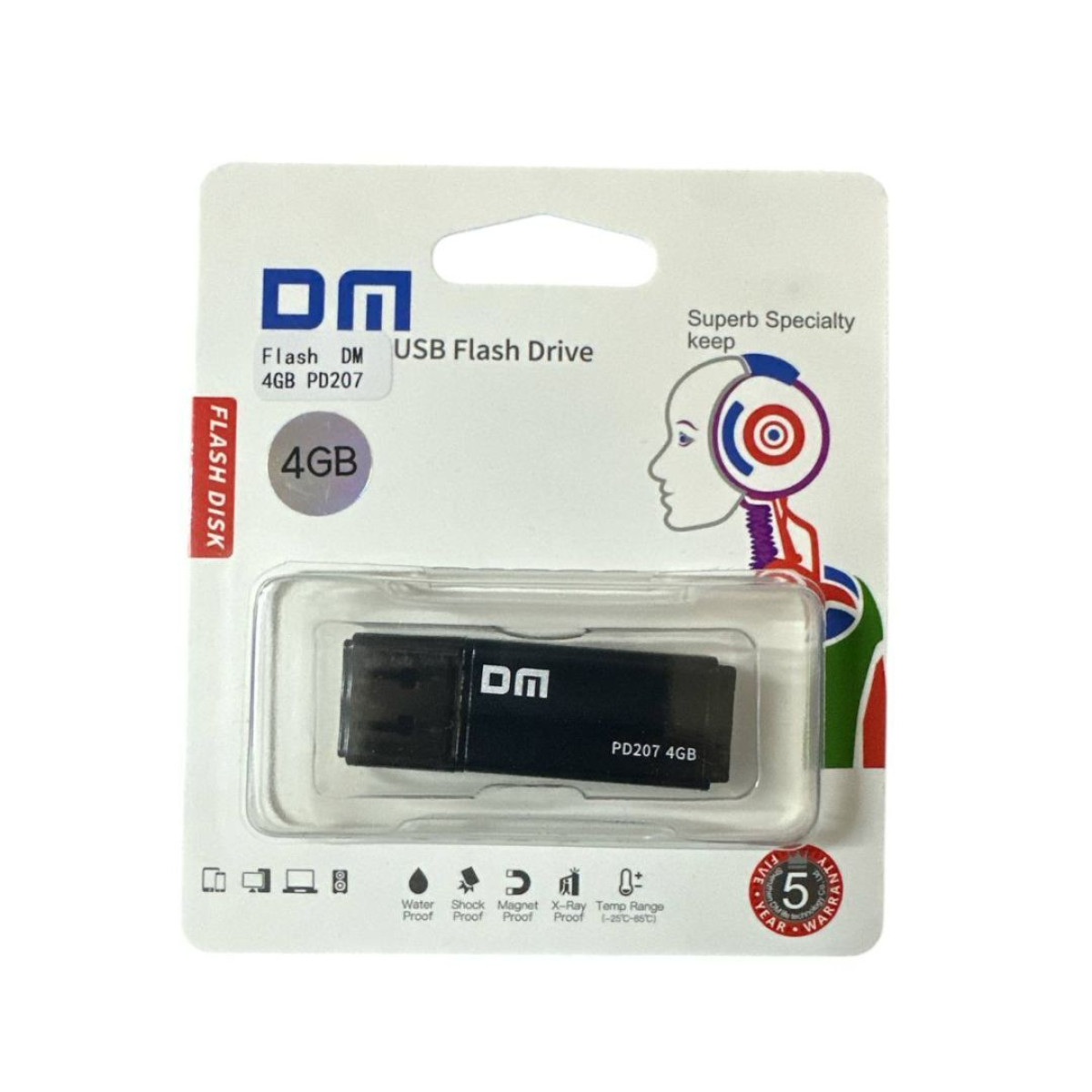 فلاش ميموري USB سعة 4 جيجابايت USB Flash Drive 4GB – PD207 فلاش ميموري USB سعة 4 جيجابايت USB Flash Drive 4GB – PD207