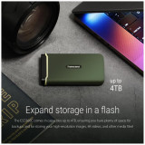 هارد خارجي ترانسيند 1 تيرابايت مقاوم للصدمات بلون أخضر عسكري Transcend ESD380C Portable SSD – 1TB هارد خارجي ترانسيند 1 تيرابايت مقاوم للصدمات بلون أخضر عسكري Transcend ESD380C Portable SSD – 1TB