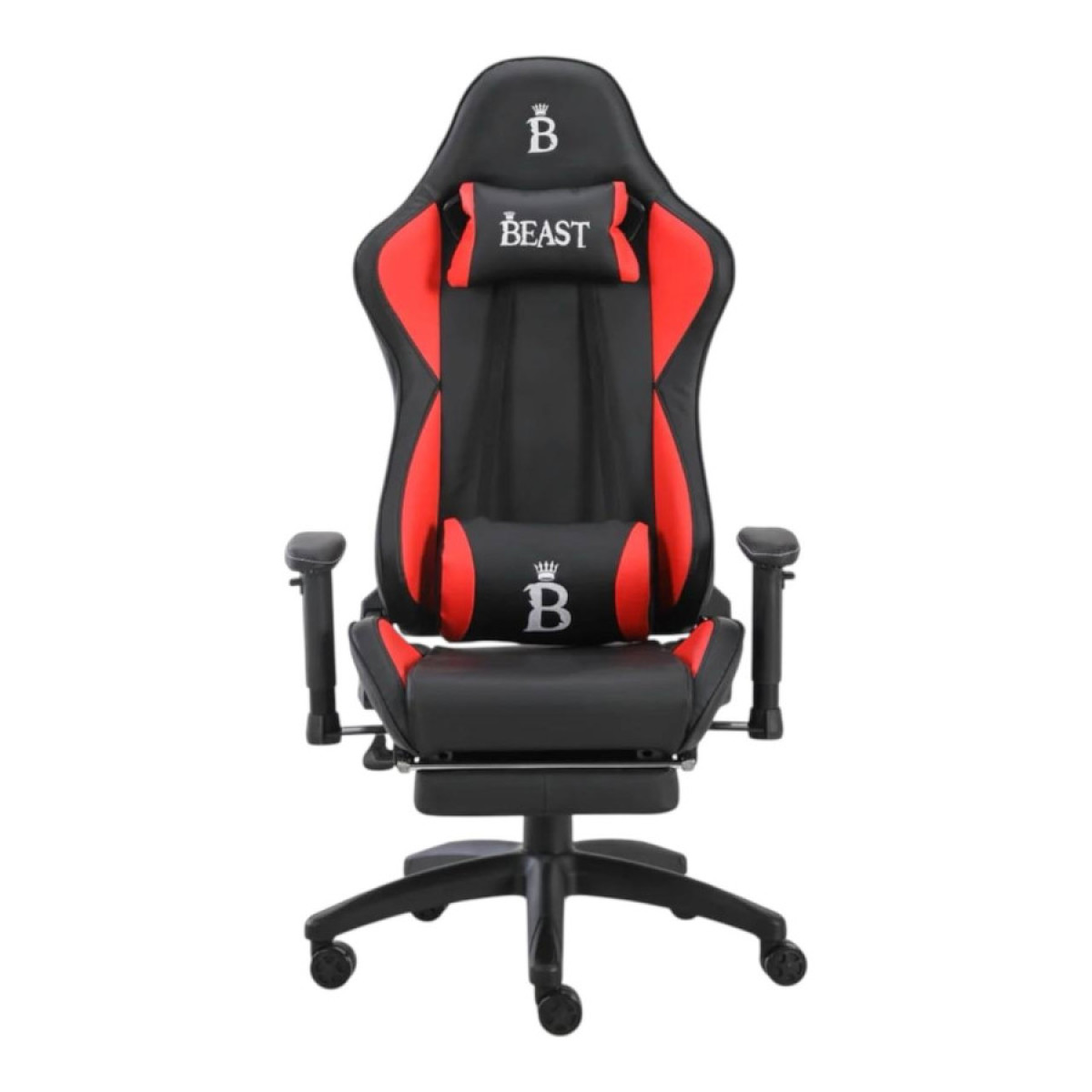 كرسي ألعاب بيست SD-024A أسود وأحمر BEAST Gaming Chair SD-024A Black Red كرسي ألعاب بيست SD-024A أسود وأحمر BEAST Gaming Chair SD-024A Black Red