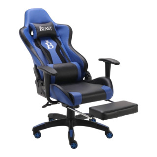 كرسي ألعاب بيست SD-205A-B أزرق وأسود BEAST Gaming Chair SD-205A-B Blue Black كرسي ألعاب بيست SD-205A-B أزرق وأسود BEAST Gaming Chair SD-205A-B Blue Black