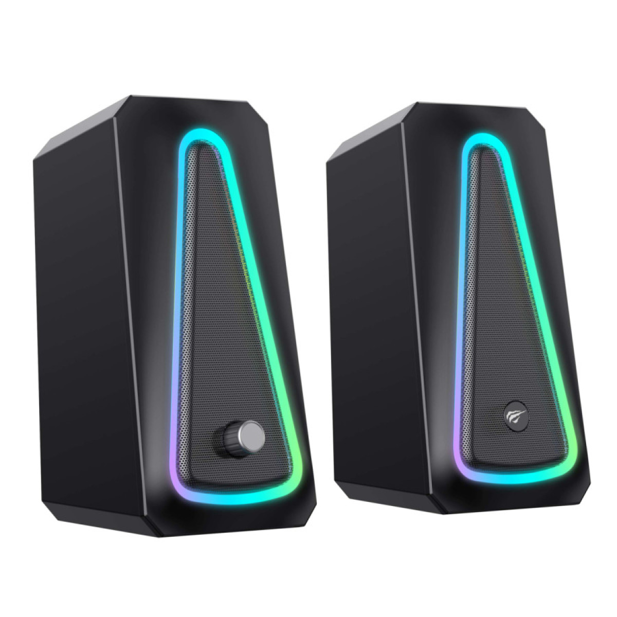سبيكر هافيت ستيريو للحاسوب – SK208 PRO RGB Light Stereo Computer Speaker سبيكر هافيت ستيريو للحاسوب – SK208 PRO RGB Light Stereo Computer Speaker