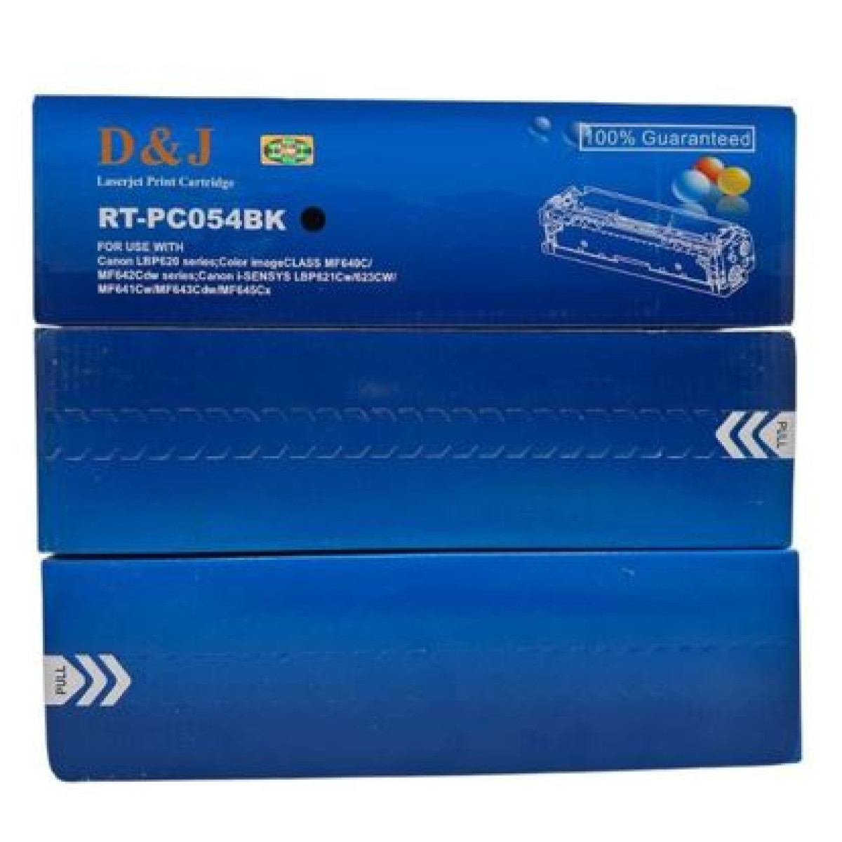 سيت كارتج حبر ليزر ملون D&J RT-PC054 (أسود – أزرق – أحمر – أصفر) متوافق مع طابعات Canon D&J Laserjet Print Cartridge Set RT-PC054 (Black – Cyan – Magenta – Yellow) – Compatible with Canon Printers سيت كارتج حبر ليزر ملون D&J RT-PC054 (أسود – أزرق – أحمر – أصفر) متوافق مع طابعات Canon D&J Laserjet Print Cartridge Set RT-PC054 (Black – Cyan – Magenta – Yellow) – Compatible with Canon Printers