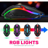 ماوس ألعاب سلكي بدقة 1600 نقطة لكل بوصة وإضاءة RGB – تصميم مريح و3 أزرار Wired Gaming Mouse – 1600 DPI – RGB LED – 3 Buttons – Ergonomic Design ماوس ألعاب سلكي بدقة 1600 نقطة لكل بوصة وإضاءة RGB – تصميم مريح و3 أزرار Wired Gaming Mouse – 1600 DPI – RGB LED – 3 Buttons – Ergonomic Design