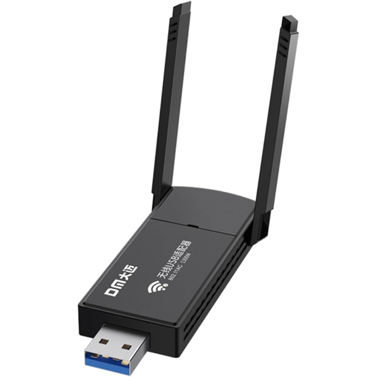 محول Wi-Fi لاسلكي مزدوج النطاق بسرعة 1300 ميجابت Dual Band 5.8GHz USB Wireless Adapter محول Wi-Fi لاسلكي مزدوج النطاق بسرعة 1300 ميجابت Dual Band 5.8GHz USB Wireless Adapter