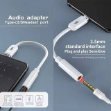 محول من Type-C إلى مدخل سماعات 3.5 ملم Type-C to 3.5mm Audio Adapter محول من Type-C إلى مدخل سماعات 3.5 ملم Type-C to 3.5mm Audio Adapter