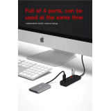موزع USB رباعي المنافذ مع مفاتيح تحكم فردية USB 4-Port Hub with Individual Power Switches موزع USB رباعي المنافذ مع مفاتيح تحكم فردية USB 4-Port Hub with Individual Power Switches