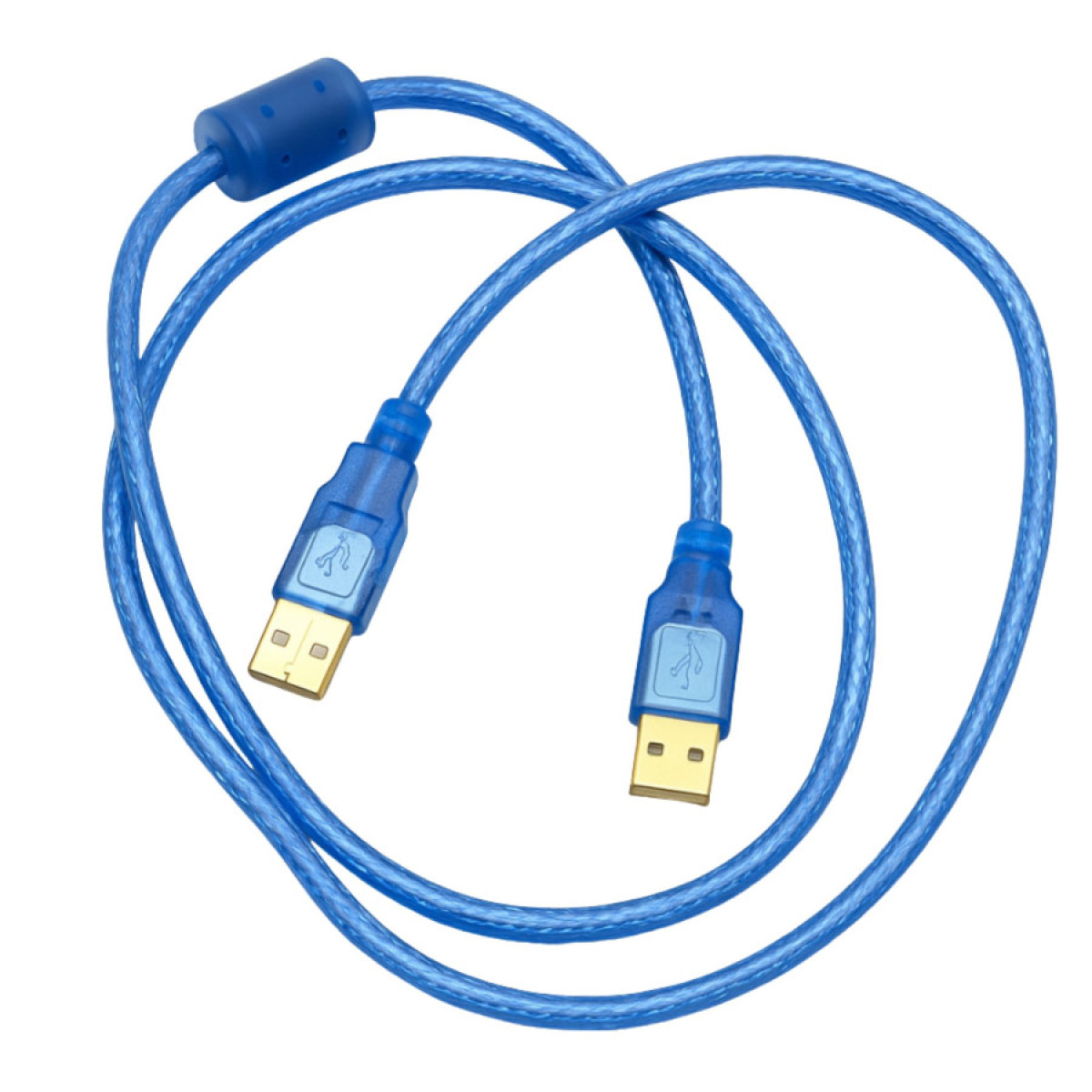 كيبل USB A إلى A بطول 1.5 متر مع فلتر فيرايت (مضاد للتشويش) USB 2.0 A Male to A Male Cable 1.5m with Ferrite Core كيبل USB A إلى A بطول 1.5 متر مع فلتر فيرايت (مضاد للتشويش) USB 2.0 A Male to A Male Cable 1.5m with Ferrite Core